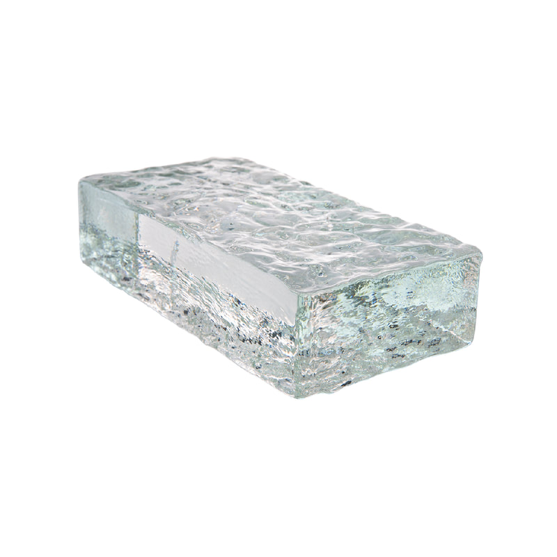 實心玻璃磚-雙面冰鑽光2010(透明磚)-森森品築