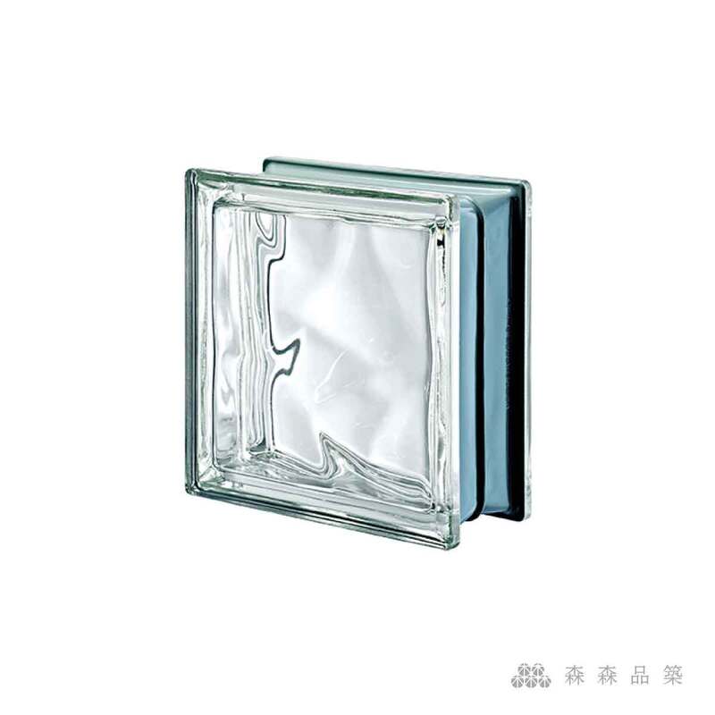 SEVES空心玻璃磚-Q19 O Met 金屬塗層水波紋空心玻璃磚