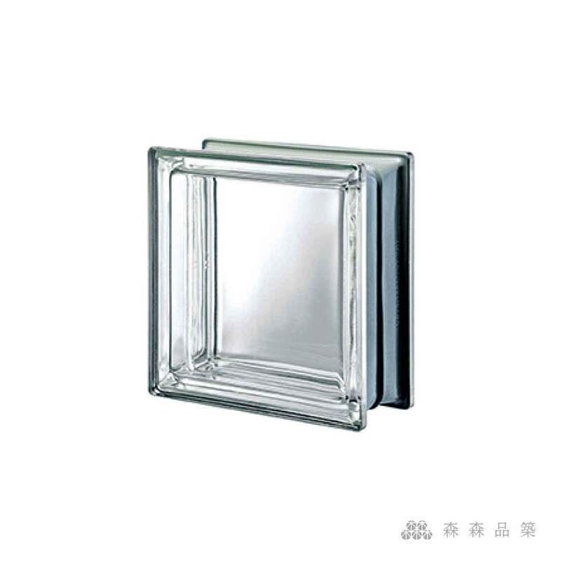 SEVES空心玻璃磚-Q19 T Met 金屬塗層全透明空心玻璃磚