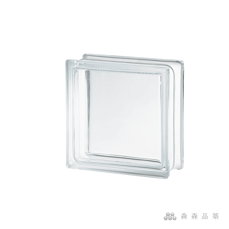 SEVES空心玻璃磚-內紋理花色-1908(C) 全透明空心玻璃磚