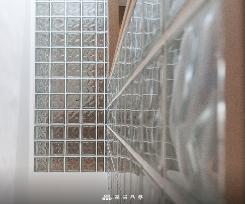 森森品築1908W雲紋玻璃空心磚居家室內設計案例分享-